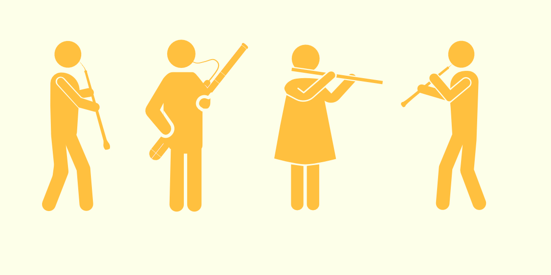 Oboe und Bläser
