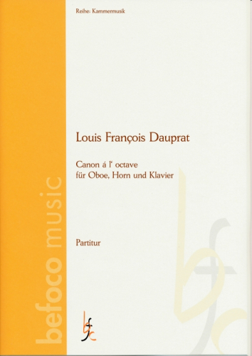 Dauprat, François  - Canon á l' octave für Oboe, Horn und Klavier