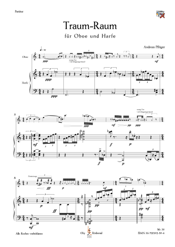 Pflüger, Andreas - Traumraum für Oboe und Harfe