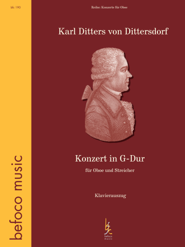Dittersdorf, von - Konzert G-Dur für Oboe und Streicher