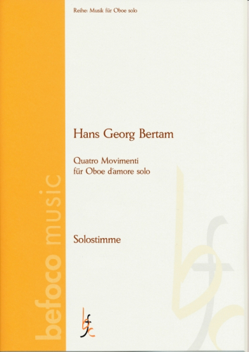 Bertram, Hans Georg - Quatro Movimenti für Oboe d' amore solo