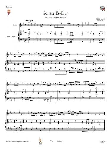 Signr. Dulce (Anonymus) - Sonata Es-Dur
