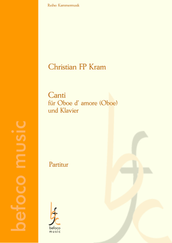 Kram, Christian FP  - Canti für Oboe d’ amore (Oboe) und Klavier