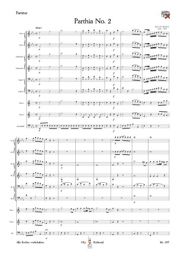 Neubauer, Franz Christian - Parthia Nr.2 in Es