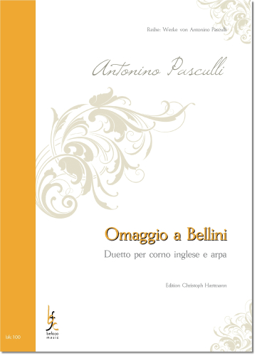 Pasculli, Antonio - Omaggio a Bellini für Englisch Horn und Harfe
