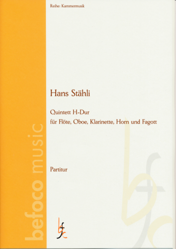 Stähli, Hans - Quintett H-Dur