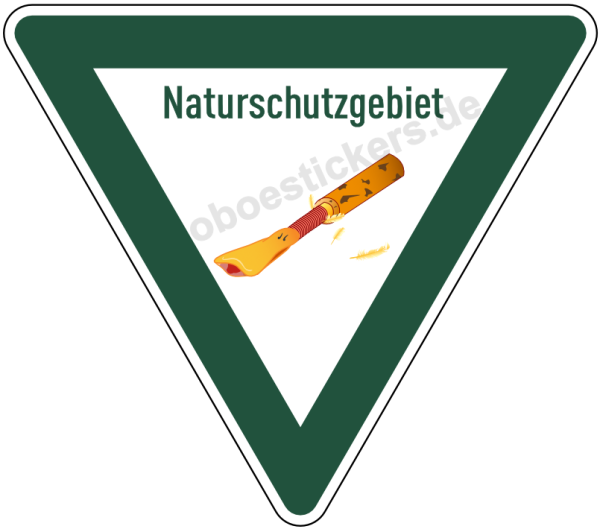 Verkehrszeichen Oboe