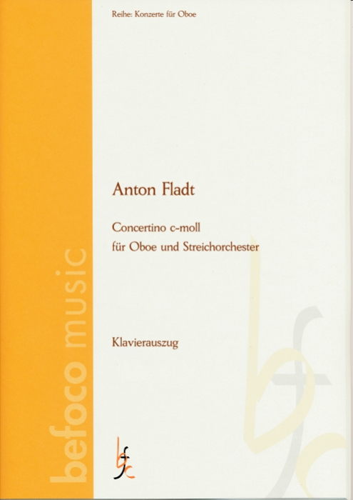Fladt, Anton - Concertino, c-moll für Oboe und Streicher