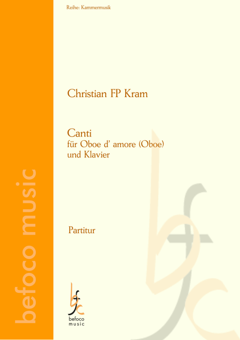 Kram, Christian FP  - Canti für Oboe d’ amore (Oboe) und Klavier