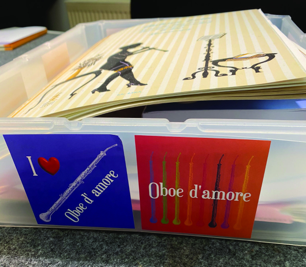 Oboe d’amore Sticker