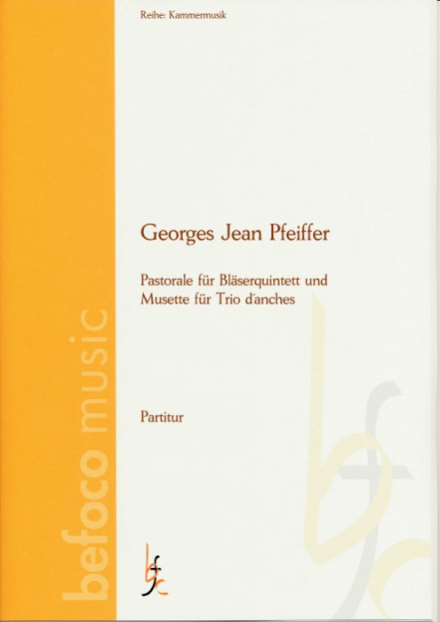 Pfeiffer, Georges Jean - Pastorale und Musette