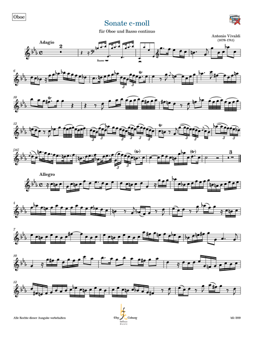 Michael Dabney: Minuets für oboe