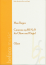Reger, Max - "Canzone" für Oboe und Orgel