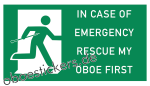 Emergency, Aufkleber