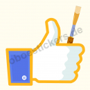 facebook Hand Sticker